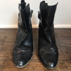 Rag and Bone Leather Ankle Boots